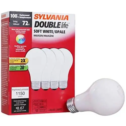 LEDVANCE 50044 ssss, 2000 Hours Life, Soft White, 4 Count