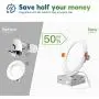 Freelicht 12 Pack 6 Inch Ultra-Thin LED Recessed Ceiling Light with Junction Box, 12W Eqv 110W, 3000K Warm White Dimmable Can-Killer Downlight, 850LM High Brightness - ETL and Energy Star