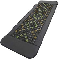 UTK Full Body Natural Jade Tourmaline Infrared Heating Pad, Large Far Infrared Therapy Heat Mat for Pain Relief, 24X70 Inch, Auto-Off, Memory Function Smart Controller