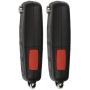 KeylessOption Keyless Entry Remote Control Car Uncut Blade Flip Key Fob for VW NBG010180T (Pack of 2)