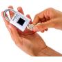 BenjiLock By Hampton 43MM Fingerprint Padlock, White