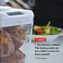 kSafe XL: Time Locking Container to limit drinking and other vices. 10.4'' inside height. (White Lid + XL Clear Base)