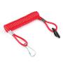 Acouto Outboard Engine Ignition Emergency Kill Stop Switch Safety Tether Lanyard Engine Safety Kill Stop Switch Lanyard Tether Cord Lanyard Rope Clip Fit for Suzuki