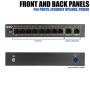 BV-Tech 10 Port PoE/PoE+ Switch (8 PoE+ Ports | 2 Gigabit Ethernet Uplink) – 96W – 802.3af/at| POE-SW811