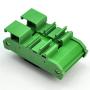 Electronics-Salon DIN Rail Mount 2 SPDT 10Amp Power Relay Interface Module, DC 12V Version.