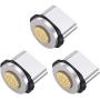 Gen2 Magnetic Connector Tips Head for Type C Android Devices (3 Pack), A.S Magnetic Phone Cable Adapter for Samsung Galaxy S8 S8 Plus, Google Pixel/Pixel XL, Nexus 6P/5X, OnePlus