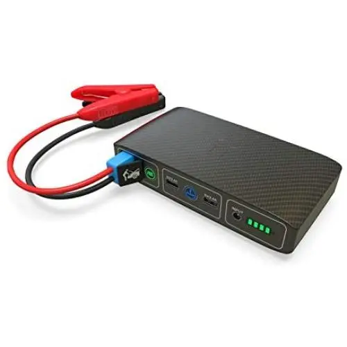 HALO Bolt Portable Car Jump Starter 57720 MWH Car Battery Jump Starter with 2 USB Ports To Charge Devices, Portable Car Charger - Black Graphite, 123225 HALO Bolt Portable Car Jump Starter 57720 MWH Car Battery Jump Starter with 2 USB Ports To Charge Devices, Portable Car Charger - Black Graphite, 123225