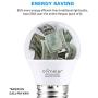 Comzler 6W A15 LED Bulb Daylight 60 Watt Equivalent, E26 Medium Screw Base Small Light Bulb Cool White 5000K, Home Lighting Decorative Ceiling Fan Light Bulbs Non-Dimmable(Pack of 6)