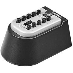 Amazon Basics Wall Mounted Key Storage Box - Push Button Combination Lock - Black