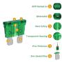 Cyleto 100pcs Standard Motorcycle Car Boat Fuses Set Assortment 5A 7.5A 10A 15A 20A 25A 30A 35A 40A 50A