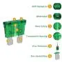 Cyleto 100pcs Standard Motorcycle Car Boat Fuses Set Assortment 5A 7.5A 10A 15A 20A 25A 30A 35A 40A 50A