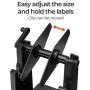 MUNBYN External Rolls Label Holder, 2 in 1 Fan-Fold Stack Paper Holder for Desktop Thermal Label Printer