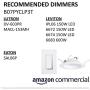 AmazonCommercial 120 Watt Equivalent, 5/6-Inch Recessed Downlight, Dimmable, Round LED Light Bulb | Warm White, 6-Pack