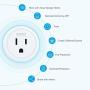 Smart Plug Works with Alexa and Google Home, Gosund WiFi Outlet Mini Socket Remote Control with Timer Function, Only Supports 2.4GHz Network, No Hub Required, ETL FCC Listed(4 Pack)