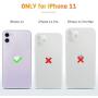ESR Air Armor Case Compatible with iPhone 11 [Shock-Absorbing] [Scratch-Resistant] [Military Grade Protection] Hard PC + Flexible TPU Frame, for 6.1-Inch, Matte