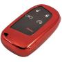 Coolbestda Soft TPU Key Fob Case Cover Keyless Entry Jacket Protector for 2019 Dodge Durango GT Charger Challenger Jeep Grand Cherokee Compass Renegade Dart Journey Chrysler 300 Ram Fiat