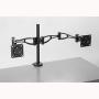 Fellowes Professional Series Depth Adjustable Dual Monitor Arm (8041701), Black