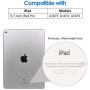 JETech Case for iPad Pro 9.7-Inch 2016 Model (Not for iPad 9.7 5/6 2017/2018), Smart Cover Auto Wake/Sleep, Black