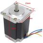 4 Axis USB Mach3 CNC Controller Kit, Nema23 Stepper Motor 76mm 270Oz-in 3A 1.8Nm + CNC Motion Control Board Signal Output 0-10V + TB6600 Driver 4.5A + 350W 24V DC Switch Power Supply