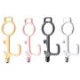 No Touch Door Opener (4 PC) | Clean Keys Button Pusher Stylus | Touchless Hands Free Sanitary Germ Utility Tool for Germaphobe | EDC Keychain | No Contact Handle | Multiple Opener