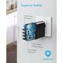 Anker 40W 4-Port USB Wall Charger with Foldable Plug, PowerPort 4 for iPhone XS/XS Max/XR/X/8/7/6/Plus, iPad Pro/Air 2/Mini 4/3, Galaxy/Note/Edge, LG, Nexus, HTC, and More