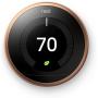 Nest T3021US Learning Thermostat 3rd Gen (Copper) + Deco Gear 2 Pack Wifi Smart Plug