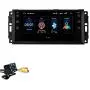 7 Inch Android 10 hizpo Car Navigation for Jeep Chevrolet Chrysler Compass Radio 2G+64G Unit Supports Bluetooth WiFi Steering Wheel Control Mirror-Link OBD2 TPMS with Free Rear View Camera