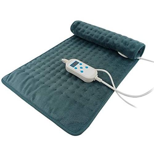 Heating Pad, Electric Heat Pad for Back Pain and Cramps Relief - Electric Fast Heat Pad with 6 Heat Settings -Auto Shut Off- Machine Washable (24‘’×12‘)