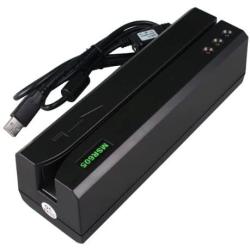 (MSR605 & 206 Magnetic Card Reader & Program Software for Windows 98/Me/XP/Vista/Windows7 & 3-track version can read/write all three tracks data, 300-4000 oe & Support USB Communication) MSR605 Magnetic Card Reader Writer Encoder Stripe Sw