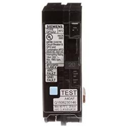 Siemens Q120DF 20-Amp Afci/Gfci Dual Function Circuit Breaker, Plug on Load Center Style
