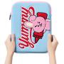 BT21 Bite Collection Cooky Character Tablet Sleeve Bag Case Cover, Compatible with 10 Inch iPad Air, iPad Pro, Galaxy Tab, Light Blue