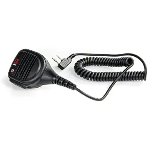 BTECH QHM22 Platinum Series IP54 Rainproof Shoulder Speaker Mic for BaoFeng, BTECH, Kenwood Radios