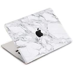 Timocy Hard Case Compatible with MacBook Pro 13 Inch – Marble Laptop Case with Keyboard Cover, Screen Protector, Touch Pads Sticker – Enhanced Protection – Gorgeous Designs,Alabastrine Marble
