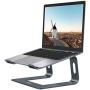 Nulaxy Laptop Stand, Ergonomic Aluminum Laptop Mount Computer Stand, Detachable Laptop Riser Notebook Holder Stand Compatible with MacBook Air Pro, Dell XPS, Lenovo More 10-15.6'' Laptops - Space Gray