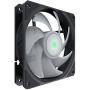 Cooler Master SickleFlow 120 V2 Red Led 120mm Square Frame Fan with Air Balance Curve Blade Design, Sealed Bearing, PWM Control for Computer Case & Liquid Radiator