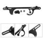 Throttle Cable Bracket,4150 4160 Series Adjustable Throttle Brackets,Aluminum Alloy,Black