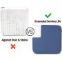 Premium Silicone Charger Cover Compatible with MacBook Pro 13 (Model: A2251/2289/A2338, 2020+), MacBook Pro 13 (Model:A1425/A1502/A1706/A1708/A1989/A2159, 2011-2020) - Navy Blue