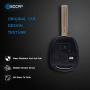 ECCPP Replacement fit for Uncut Keyless Entry Remote Key Fob Lexus LS430/ ES330 HYQ12BBT (Pack of 1)