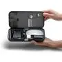 Orbitkey Nest | Portable and Customizable Desk Organizer Case with an in-Built Wireless Charger | Movable Dividers | Ash