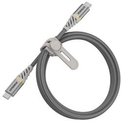 OtterBox Performance Plus Fast Charge Cable USB-C to USB-C  3.3FT - Silver (78-80256)