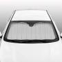 BDK AS-2511-SL Front Windshield Shade-Accordion Folding Auto Sunshade for Car Truck SUV-Blocks UV Rays Sun Visor Protector-Keeps Your Vehicle Cool-57 x 27 Inch, Silver Glitter