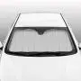 BDK AS-2511-SL Front Windshield Shade-Accordion Folding Auto Sunshade for Car Truck SUV-Blocks UV Rays Sun Visor Protector-Keeps Your Vehicle Cool-57 x 27 Inch, Silver Glitter