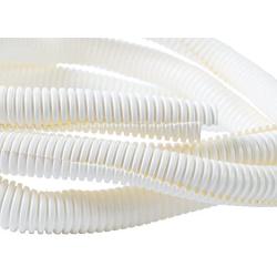 Gardner Bender FLX-3810W, White Split Flex Tubing, ⅜ inch x 10 ft