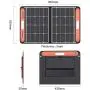 Jackery SolarSaga 60W Solar Panel for Explorer 160/240/500 as Portable Solar Generator, Portable Foldable Solar Charger for Summer Camping Van RV(Cant Charge Explorer 440/ PowerPro)