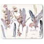 Moslion Feather Mouse Pad Fashion Flower Nature Pastel Wedding Animal Stylish Romantic Gaming Mouse Mat Non-Slip Rubber Base Thick Mousepad for Laptop Computer PC 9.5x7.9 Inch