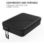 Smatree Universal Travel Case for Small Electronics Accessories Compatible for 7.9 inches iPad Mini 4 Protective Gadget Bag with Handle, Lightweight Cable Organizer,Black