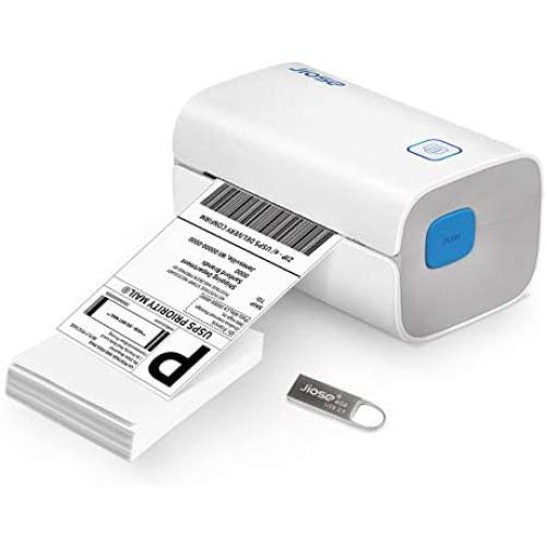Jiose Thermal Label Printer - 4x6 Shipping Label Printer, Barcode Sticker Printer for Shipping Package - Compatible with Amazon, Ebay, Shopify, PayPal, Etsy, UPS WorldShip, etc