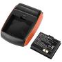 Wireless Printer, Portable Lightweight Directly-Heated Type Design with High Efficiency and Smartphone Control for Fee Receipt Information Printing(#4)