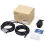WEme USB 3.0 Active Extension Cable, 32 Feet 10 Meter USB 3.0 Extender Cord for Oculus VR, Xbox 360 Kinect, PlayStation with 5V2A Power Adapter, Aluminum