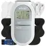 Vive Digital TENs Unit - Portable Muscle Stimulator Electrode Machine Pad Device - Electrotherapy Massager for Neck, Back, Nerve and Sciatica Pain Relief - Personal Electric Home EMS Stim Therapy